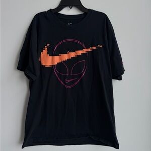 Nike Black T-Shirt with alien Graphic 👽